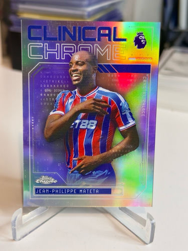 Topps Chrome Premier League 2026 trading card, Jean-Philippe Mateta, CC-2