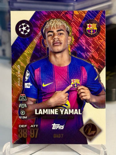 Topps Match Attax Lamine Yamal Build A Baller BAB 7 trading card