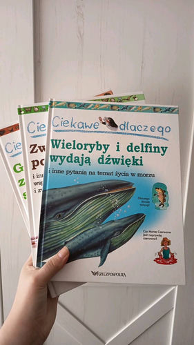 Zestaw: Ciekawe dlaczego wieloryby i delfiny wydają dźwięki i inne pytania na temat życia w morzu +2