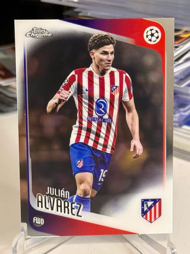 Julian Alvarez Atletico Madrid karta kolekcjonerska Topps Chrome