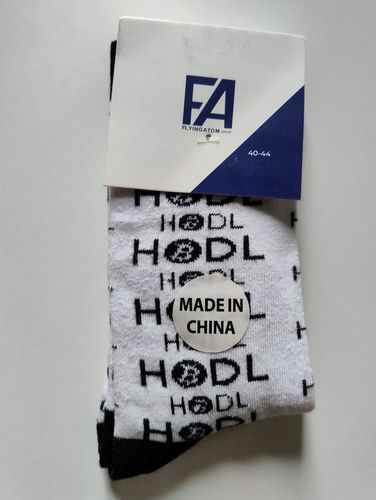 Skarpetki HODL Bitcoin - ubierz się jak HODLer/Cryptobros