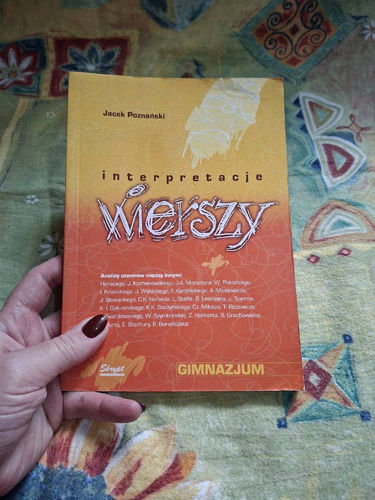 Interpretacje wierszy : gimnazjum