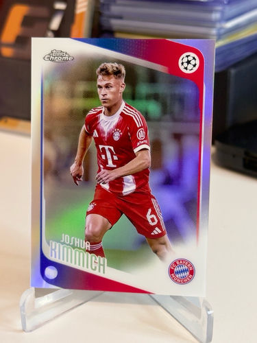 Topps Chrome 2026 UEFA Champions League card, Joshua Kimmich, number 55, Refract