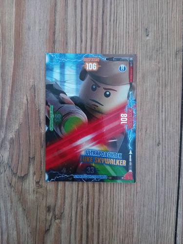 Star Wars Ultra Pojedynek karta Luke Skywalker 106/108/93 kolekcjonerska
