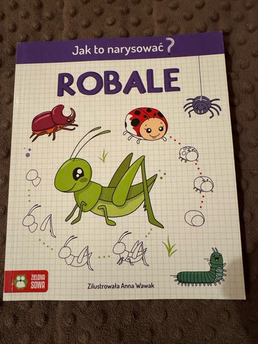 Robale jak to narysować? Owady nauka rysowania krok po kroku