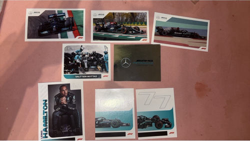 Naklejki Topps Mercedes F1