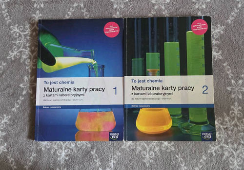 Zestaw: To jest chemia Maturalne karty pracy 1 +1