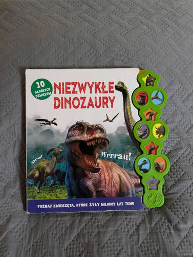 Niezwykle dinozaury książka dźwiękowa 
