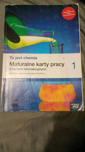 To jest chemia 1 : karty pracy ucznia z kartami laboratoryjnymi dla liceum ogólnokształcącego i technikum : zakres rozszerzony