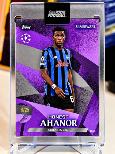 Topps Total Football Honest Ahanor, Silverware parallel, 6/25, Atalanta