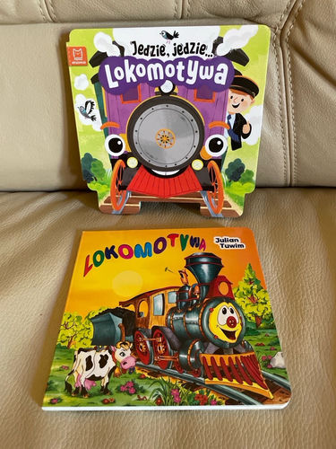 Lokomotywa 2 książeczki o pociągach dla dzieci Julian Tuwim 