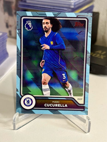 Topps Premier League trading card, Marc Cucurella, Chelsea, 2026/27 season