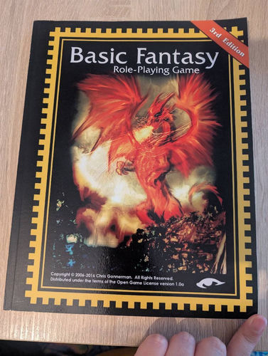 Basic Fantasy Role Playing Game 3rd edition - English version