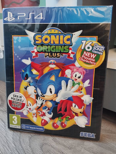 Nowa Gra Sonic Origins Plus PS4/PS5 PlayStation 