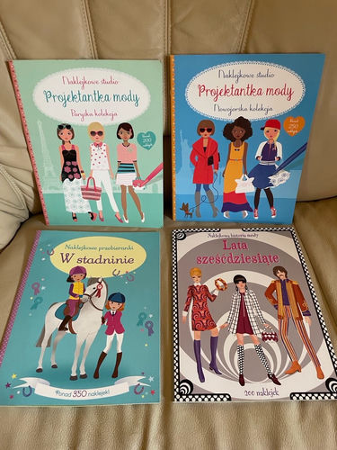 Usborne Książeczki z naklejkami dla dziewczynek nowe cena za sztukę 