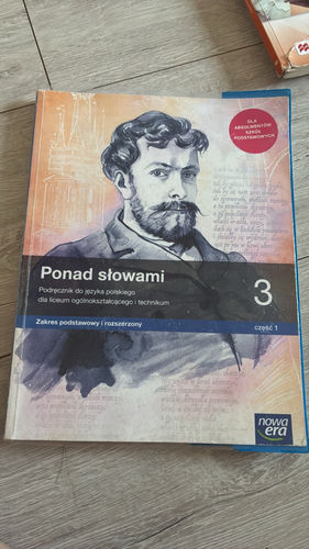 Ponad słowami 3 : podręcznik do języka polskiego dla liceum ogólnokształcącego i technikum : zakres podstawowy i rozszerzony.