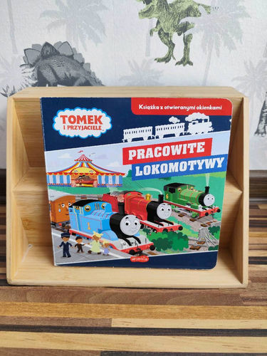 Pracowite lokomotywy. Tomek i przyjaciele. Książka z otwieranymi okienkami