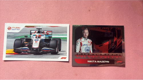 Naklejki Topps Haas