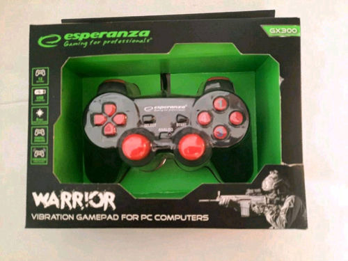 Esperanza Warrior, gamepad z wibracjami dla komputerów PC