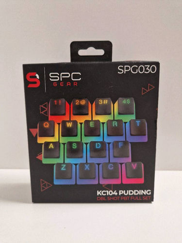 Nowe Nakładki na klawisze Keycapy SPC Gear KC104 Pudding DBL Shot PBT SPG03