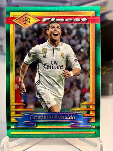 Cristiano Ronaldo Topps Finest 2023 trading card, card number 77