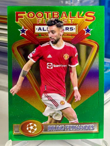 Bruno Fernandes Manchester United karta Topps Football’s Finest Moment 2022 All Stars