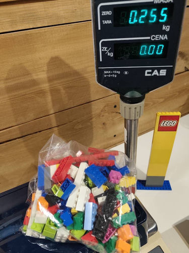 Lego Bricks cegły i długie murki 250g