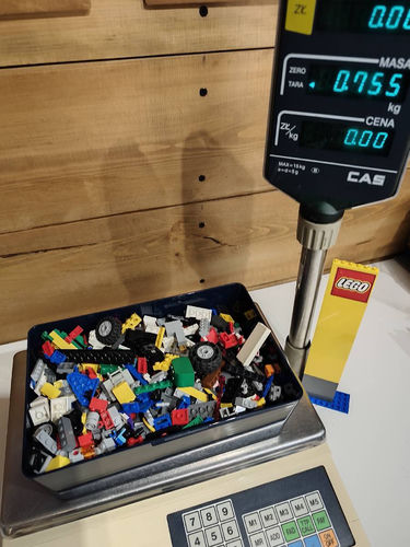 LEGO mix 0,75kg budulec orginalne klocki