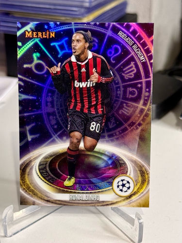 Merlin Ageless Alchemy trading card, Ronaldinho, AC Milan, card AA-16