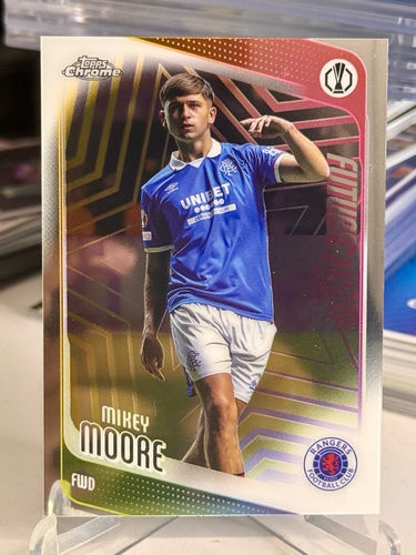 Mikey Moore Tottenham Rangers karta kolekcjonerska Topps Chrome Future Stars