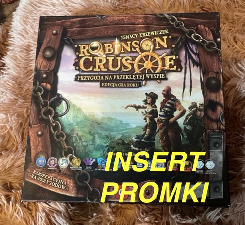 Robinson Crusoe Przygoda na przeklętej wyspie + insert + promki