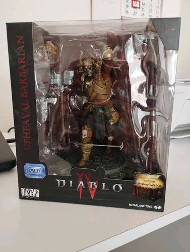 Nowa Figurka Kolekcjonerska Akcji Barbarian( Rare)- Diablo IV